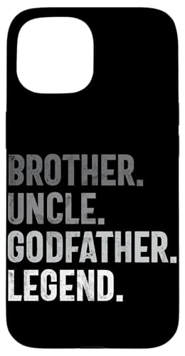 Bruder Onkel Patenlegende Vatertag Neffe Nichte Hülle für iPhone 15 von Funny Uncle And Niece Nephew Sarcastic Quotes