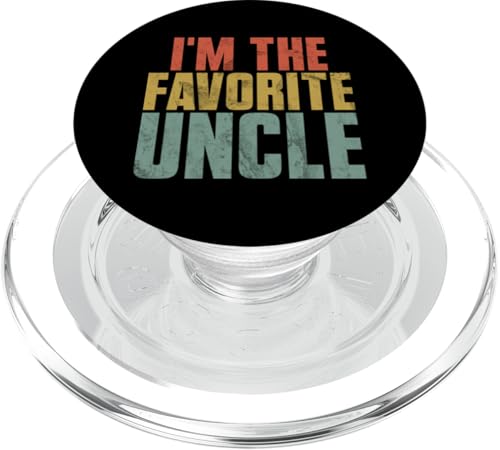 I'm The Favorite Uncle Lustiges Zitat Sarcasm Vatertag PopSockets PopGrip für MagSafe I'm The Favorite Uncle Lustiges Zitat Sarcasm Vatertag PopSockets PopGrip für MagSafe von Funny Uncle And Niece Nephew Sarcastic Quotes