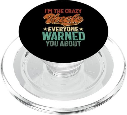 Ich bin der verrückte Onkel Jeder hat dich vor dem Vatertag gewarnt PopSockets PopGrip für MagSafe Ich bin der verrückte Onkel Jeder hat dich vor dem Vatertag gewarnt PopSockets PopGrip für MagSafe von Funny Uncle And Niece Nephew Sarcastic Quotes