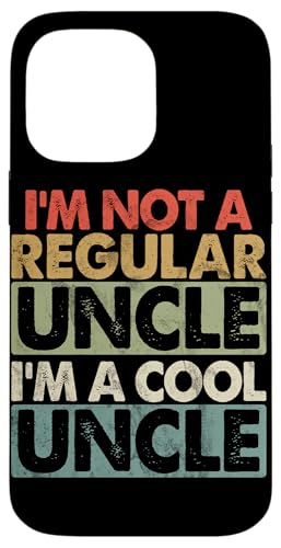 Ich bin kein normaler Onkel Ich bin ein cooler Onkel Vatertag Lustig Hülle für iPhone 14 Pro Max von Funny Uncle And Niece Nephew Sarcastic Quotes