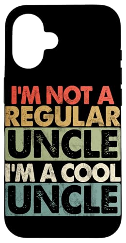 Ich bin kein normaler Onkel Ich bin ein cooler Onkel Vatertag Lustig Hülle für iPhone 16 von Funny Uncle And Niece Nephew Sarcastic Quotes