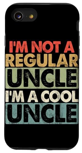 Ich bin kein normaler Onkel Ich bin ein cooler Onkel Vatertag Lustig Hülle für iPhone SE (2020) / 7 / 8 von Funny Uncle And Niece Nephew Sarcastic Quotes