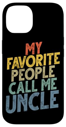 Meine Lieblingsleute nennen mich Onkel Vatertag Sarkasmus Humor Hülle für iPhone 14 von Funny Uncle And Niece Nephew Sarcastic Quotes