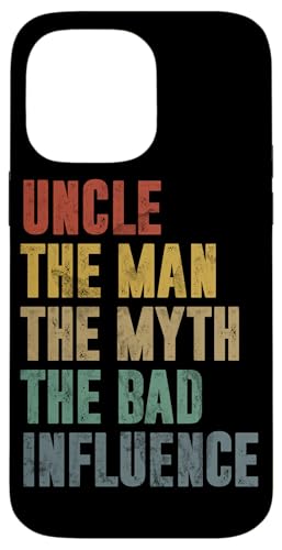 Onkel Der Mann Der Mythos Der böse Einfluss Vatertags-Retro Hülle für iPhone 14 Pro Max von Funny Uncle And Niece Nephew Sarcastic Quotes