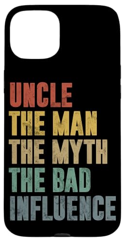 Onkel Der Mann Der Mythos Der böse Einfluss Vatertags-Retro Hülle für iPhone 15 Plus von Funny Uncle And Niece Nephew Sarcastic Quotes