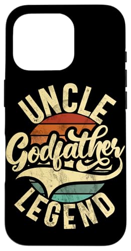 Onkel Godfather Legend Vatertag Lustiger Onkel Lover Hülle für iPhone 16 Pro von Funny Uncle And Niece Nephew Sarcastic Quotes