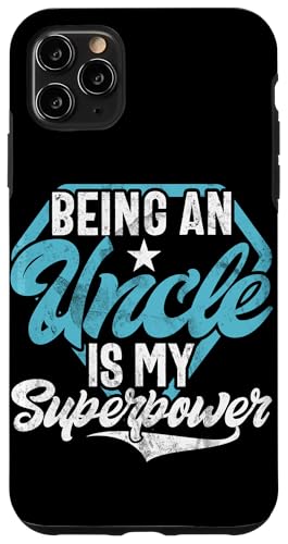 Onkel sein ist meine Superkraft. Vatertag, Onkel Lover Hülle für iPhone 11 Pro Max von Funny Uncle And Niece Nephew Sarcastic Quotes