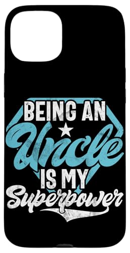 Onkel sein ist meine Superkraft. Vatertag, Onkel Lover Hülle für iPhone 15 Plus von Funny Uncle And Niece Nephew Sarcastic Quotes
