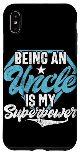 Onkel sein ist meine Superkraft. Vatertag, Onkel Lover Hülle für iPhone XS Max von Funny Uncle And Niece Nephew Sarcastic Quotes