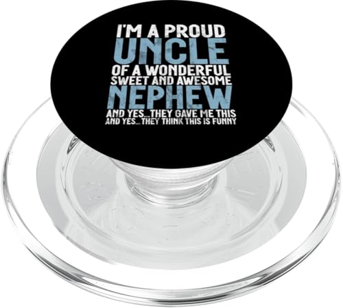 Stolzer Onkel eines wunderbaren Neffen sarkastische Zitate Onkel PopSockets PopGrip für MagSafe Stolzer Onkel eines wunderbaren Neffen sarkastische Zitate Onkel PopSockets PopGrip für MagSafe von Funny Uncle And Niece Nephew Sarcastic Quotes
