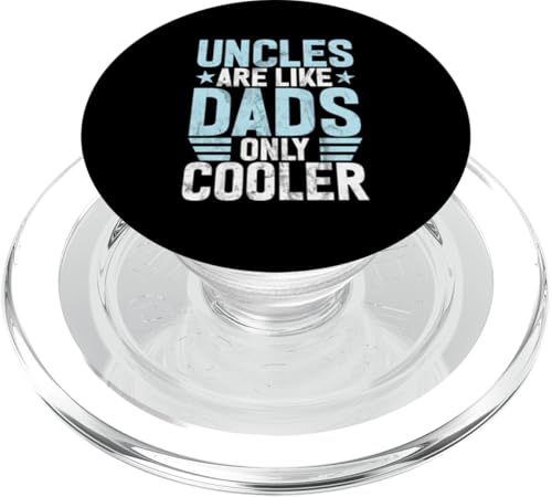 Uncles Are Like Dads Only Cooler Father's Day Sarkastic PopSockets PopGrip für MagSafe Uncles Are Like Dads Only Cooler Father's Day Sarkastic PopSockets PopGrip für MagSafe von Funny Uncle And Niece Nephew Sarcastic Quotes