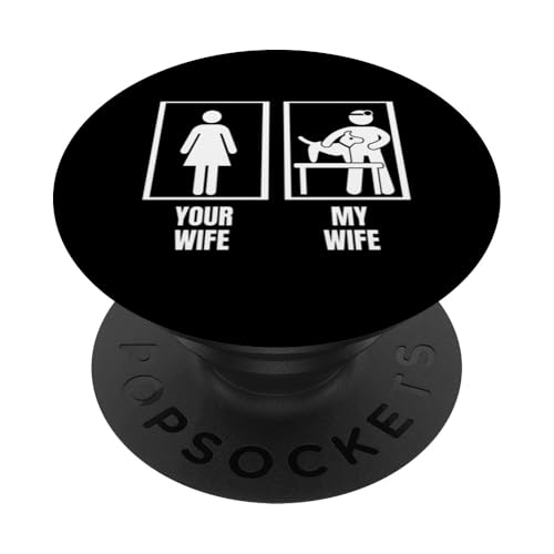Deine Frau Meine Frau Ehemann Stolzer Lustiger Tierarzt PopSockets Klebender PopGrip Deine Frau Meine Frau Ehemann Stolzer Lustiger Tierarzt PopSockets Klebender PopGrip von Funny Vet Tech And Vet Med Gifts