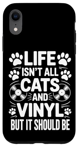 Cats And Vinyl Schallplatte Lustiges Vinyl Hülle für iPhone XR Cats And Vinyl Schallplatte Lustiges Vinyl Hülle für iPhone XR von Funny Vinyl Cool Vinyl And Cats Design
