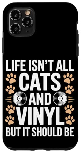 Cats And Vinyl Schallplatte Lustiges Vinyl Hülle für iPhone 11 Pro Max von Funny Vinyl Cool Vinyl And Cats Designs