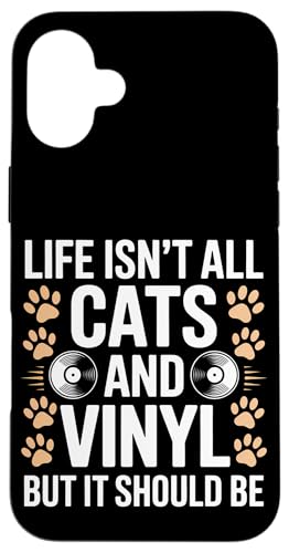 Cats And Vinyl Schallplatte Lustiges Vinyl Hülle für iPhone 16 Plus Cats And Vinyl Schallplatte Lustiges Vinyl Hülle für iPhone 16 Plus von Funny Vinyl Cool Vinyl And Cats Designs