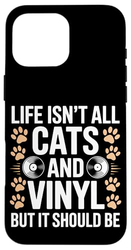 Cats And Vinyl Schallplatte Lustiges Vinyl Hülle für iPhone 16 Pro Max Cats And Vinyl Schallplatte Lustiges Vinyl Hülle für iPhone 16 Pro Max von Funny Vinyl Cool Vinyl And Cats Designs
