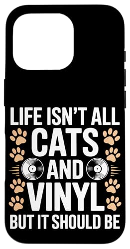 Cats And Vinyl Schallplatte Lustiges Vinyl Hülle für iPhone 16 Pro Cats And Vinyl Schallplatte Lustiges Vinyl Hülle für iPhone 16 Pro von Funny Vinyl Cool Vinyl And Cats Designs