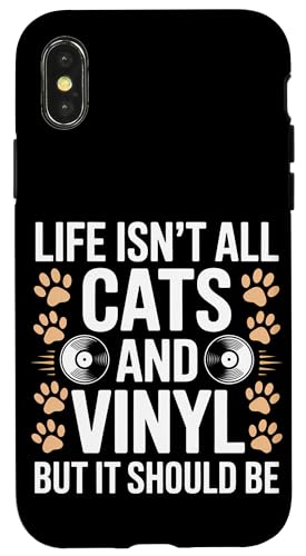 Cats And Vinyl Schallplatte Lustiges Vinyl Hülle für iPhone X/XS Cats And Vinyl Schallplatte Lustiges Vinyl Hülle für iPhone X/XS von Funny Vinyl Cool Vinyl And Cats Designs