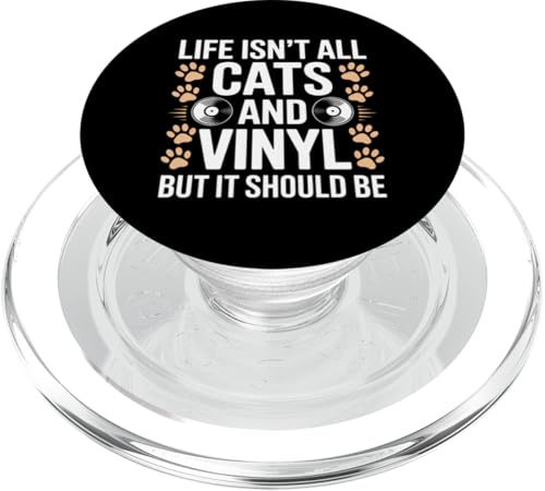 Cats And Vinyl Schallplatte Lustiges Vinyl PopSockets PopGrip für MagSafe Cats And Vinyl Schallplatte Lustiges Vinyl PopSockets PopGrip für MagSafe von Funny Vinyl Cool Vinyl And Cats Designs