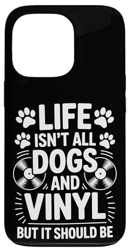 Dogs And Vinyl Schallplatte Lustiges Vinyl Hülle für iPhone 13 Pro von Funny Vinyl Cool Vinyl And Dogs Design