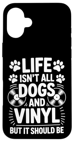 Dogs And Vinyl Schallplatte Lustiges Vinyl Hülle für iPhone 16 Plus Dogs And Vinyl Schallplatte Lustiges Vinyl Hülle für iPhone 16 Plus von Funny Vinyl Cool Vinyl And Dogs Design
