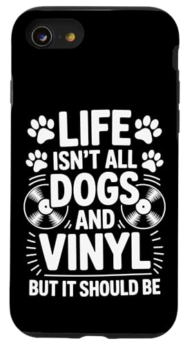 Dogs And Vinyl Schallplatte Lustiges Vinyl Hülle für iPhone SE (2020) / 7 / 8 von Funny Vinyl Cool Vinyl And Dogs Design