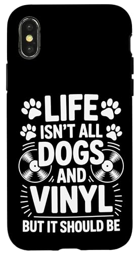 Dogs And Vinyl Schallplatte Lustiges Vinyl Hülle für iPhone X/XS Dogs And Vinyl Schallplatte Lustiges Vinyl Hülle für iPhone X/XS von Funny Vinyl Cool Vinyl And Dogs Design
