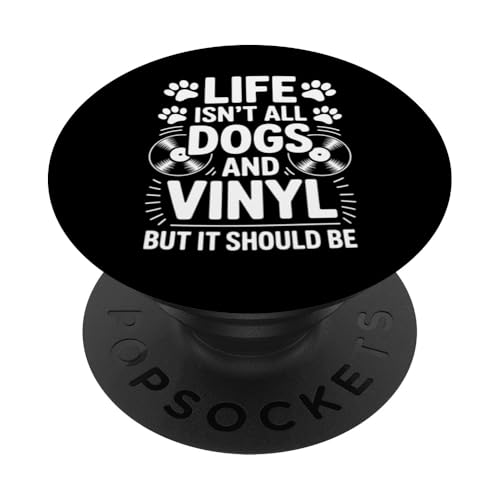 Dogs And Vinyl Schallplatte Lustiges Vinyl PopSockets Klebender PopGrip Dogs And Vinyl Schallplatte Lustiges Vinyl PopSockets Klebender PopGrip von Funny Vinyl Cool Vinyl And Dogs Design