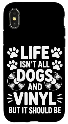 Dogs And Vinyl Schallplatte Lustiges Vinyl Hülle für iPhone X/XS Dogs And Vinyl Schallplatte Lustiges Vinyl Hülle für iPhone X/XS von Funny Vinyl Cool Vinyl And Dogs Designs