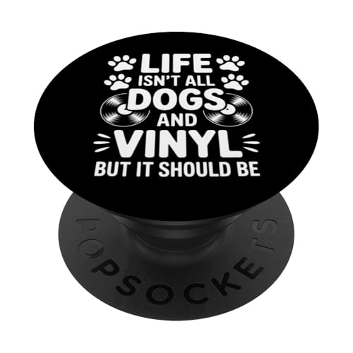 Dogs And Vinyl Schallplatte Lustiges Vinyl PopSockets Klebender PopGrip Dogs And Vinyl Schallplatte Lustiges Vinyl PopSockets Klebender PopGrip von Funny Vinyl Cool Vinyl And Dogs Designs