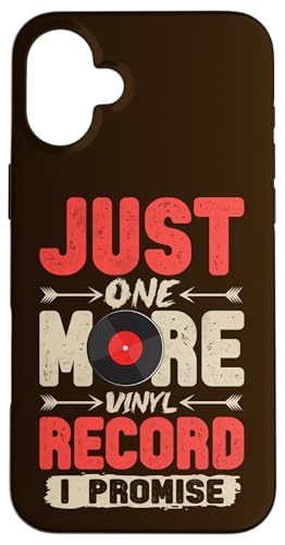 Just One More Vinyl-Schallplattenspieler, lustig, Vintage-Retro-Musik- Hülle für iPhone 16 Plus Just One More Vinyl-Schallplattenspieler, lustig, Vintage-Retro-Musik- Hülle für iPhone 16 Plus von Funny Vinyl Record Gifts for Men Women