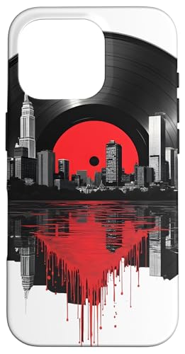 New York City Skyline DJ Vinyl Record Plattenspieler Herren Damen Hülle für iPhone 16 Pro New York City Skyline DJ Vinyl Record Plattenspieler Herren Damen Hülle für iPhone 16 Pro von Funny Vinyl Record Gifts for Men Women