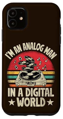 Retro Vinyl Record Lover I'm An Analog Man In A Digital World Hülle für iPhone 11 Retro Vinyl Record Lover I'm An Analog Man In A Digital World Hülle für iPhone 11 von Funny Vinyl Record Gifts for Men Women