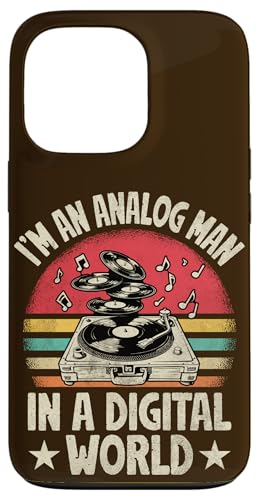 Retro Vinyl Record Lover I'm An Analog Man In A Digital World Hülle für iPhone 13 Pro Retro Vinyl Record Lover I'm An Analog Man In A Digital World Hülle für iPhone 13 Pro von Funny Vinyl Record Gifts for Men Women