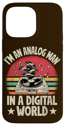 Retro Vinyl Record Lover I'm An Analog Man In A Digital World Hülle für iPhone 14 Pro Max Retro Vinyl Record Lover I'm An Analog Man In A Digital World Hülle für iPhone 14 Pro Max von Funny Vinyl Record Gifts for Men Women
