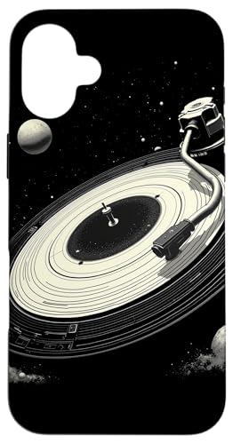 Space DJ Plattenspieler für Damen und Herren, Sonnensystem, Liebhaber Hülle für iPhone 16 Plus Space DJ Plattenspieler für Damen und Herren, Sonnensystem, Liebhaber Hülle für iPhone 16 Plus von Funny Vinyl Record Gifts for Men Women