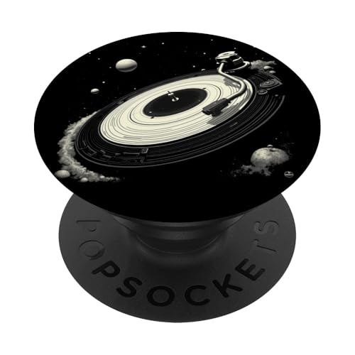 Space DJ Plattenspieler für Damen und Herren, Sonnensystem, Liebhaber PopSockets Klebender PopGrip Space DJ Plattenspieler für Damen und Herren, Sonnensystem, Liebhaber PopSockets Klebender PopGrip von Funny Vinyl Record Gifts for Men Women