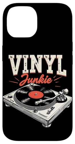 Vinyl Junkie Vintage Music Lover LP Plattenspieler Plattenspieler Hülle für iPhone 14 Vinyl Junkie Vintage Music Lover LP Plattenspieler Plattenspieler Hülle für iPhone 14 von Funny Vinyl Record Gifts for Men Women