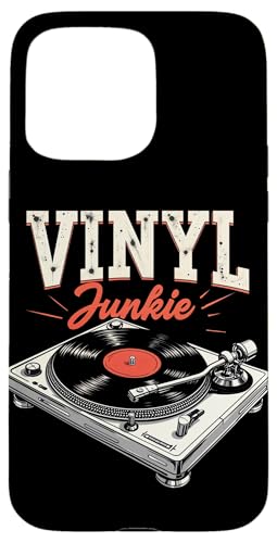 Vinyl Junkie Vintage Music Lover LP Plattenspieler Plattenspieler Hülle für iPhone 15 Pro Max Vinyl Junkie Vintage Music Lover LP Plattenspieler Plattenspieler Hülle für iPhone 15 Pro Max von Funny Vinyl Record Gifts for Men Women