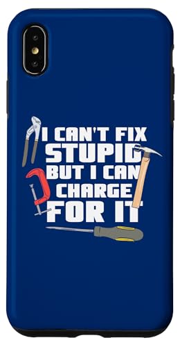 I Can't Fix Stupid But I Can Charge For It Lustiger Heimwerker Hülle für iPhone XS Max I Can't Fix Stupid But I Can Charge For It Lustiger Heimwerker Hülle für iPhone XS Max von Funny Woodworker Gifts For Craftsmen