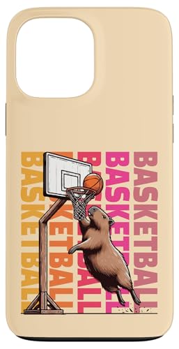 Basketball Spaß – Capybara Basketball im Freien Dunk Hülle für iPhone 13 Pro Max Basketball Spaß – Capybara Basketball im Freien Dunk Hülle für iPhone 13 Pro Max von Funny animal kawaii