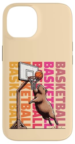Basketball Spaß – Capybara Basketball im Freien Dunk Hülle für iPhone 14 Basketball Spaß – Capybara Basketball im Freien Dunk Hülle für iPhone 14 von Funny animal kawaii