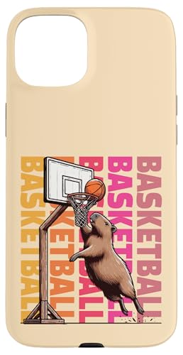 Basketball Spaß – Capybara Basketball im Freien Dunk Hülle für iPhone 15 Plus Basketball Spaß – Capybara Basketball im Freien Dunk Hülle für iPhone 15 Plus von Funny animal kawaii