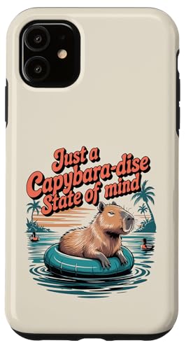Capybara Fun - Tier im Urlaub totale Entspannung Hülle für iPhone 11 Capybara Fun - Tier im Urlaub totale Entspannung Hülle für iPhone 11 von Funny animal kawaii