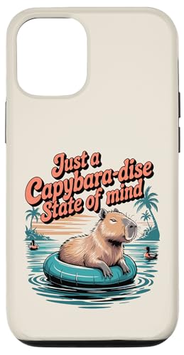 Capybara Fun - Tier im Urlaub totale Entspannung Hülle für iPhone 12/12 Pro Capybara Fun - Tier im Urlaub totale Entspannung Hülle für iPhone 12/12 Pro von Funny animal kawaii