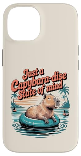 Capybara Fun - Tier im Urlaub totale Entspannung Hülle für iPhone 14 Capybara Fun - Tier im Urlaub totale Entspannung Hülle für iPhone 14 von Funny animal kawaii