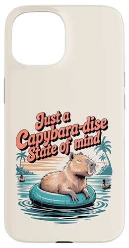 Capybara Fun - Tier im Urlaub totale Entspannung Hülle für iPhone 15 Capybara Fun - Tier im Urlaub totale Entspannung Hülle für iPhone 15 von Funny animal kawaii