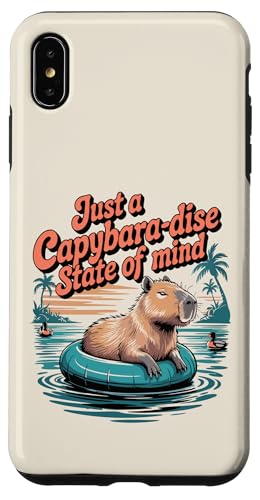 Capybara Fun - Tier im Urlaub totale Entspannung Hülle für iPhone XS Max Capybara Fun - Tier im Urlaub totale Entspannung Hülle für iPhone XS Max von Funny animal kawaii