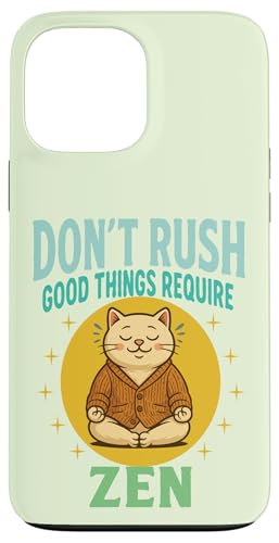 Katze Zen – humorvolle Meditation Illustration Entspannung Yoga Hülle für iPhone 13 Pro Max Katze Zen – humorvolle Meditation Illustration Entspannung Yoga Hülle für iPhone 13 Pro Max von Funny animal kawaii