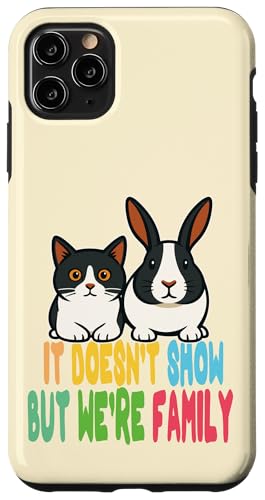 Katze und Hase – anders aber eine echte Familie Hülle für iPhone 11 Pro Max Katze und Hase – anders aber eine echte Familie Hülle für iPhone 11 Pro Max von Funny animal kawaii
